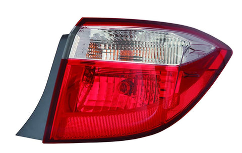 For Toyota Corolla 2014 15 2016 Tail Light Outer Passenger Side CAPA Certified 81550-02751 TO2805118C