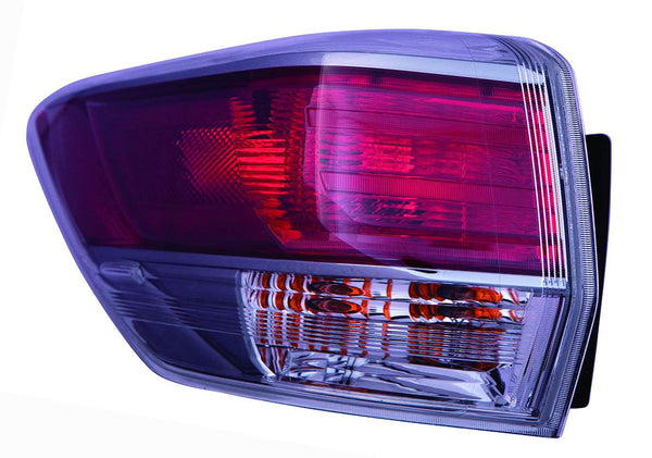 For Toyota Highlander/ Hybrid 2014 15 2016 Tail Light Passenger Side CAPA Certified 81550-0E100 TO2805120C