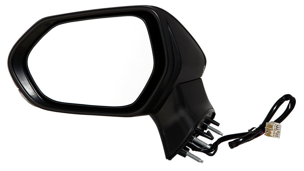 For Toyota Camry 2018-2024 NA Built/ Hybrid 2018-2025 Power Heated Mirror w/ Turn Signal LampS w/o SVC w/o Blind Detect Driver Side (P) 87940-06810+87945-06330-C0 TO1320367
