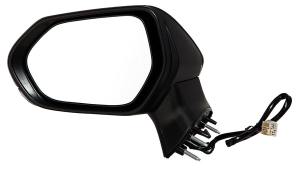 For Toyota Camry 2018-2024 NA Built/ Hybrid 2018-2025 Power Heated Mirror w/ Turn Signal LampS w/o SVC w/o Blind Detect Driver Side (P) 87940-06810+87945-06330-C0 TO1320367