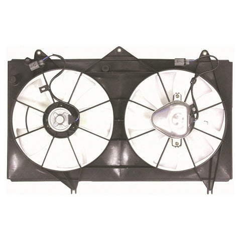 For Toyota Camry 4CYL 2002 03 04 05 2006 Radiator A/C Fan Assembly R:16363-23020 L TO3115122
