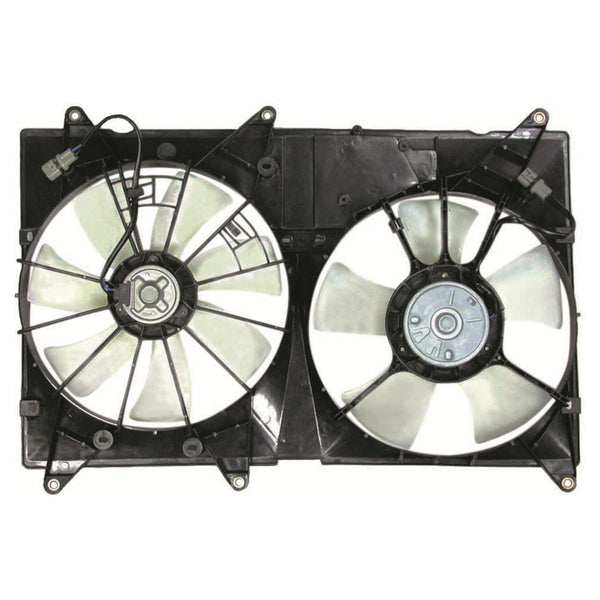 For Toyota Highlander 4CYL w/o TOWING Pkg 2004 05 06 2007 Radiator A/C Fan Assembly M:R:16363-74311 L:16363-28270+B:R:16361-28150 L:16 TO3120103