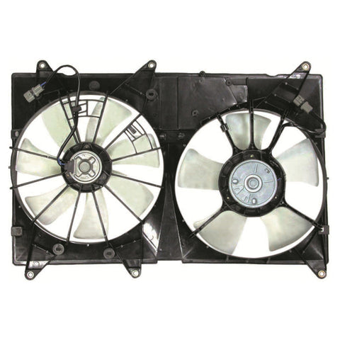 For Toyota Highlander 4CYL w/o TOWING Pkg 2004 05 06 2007 Radiator A/C Fan Assembly M:R:16363-74311 L:16363-28270+B:R:16361-28150 L:16 TO3120103