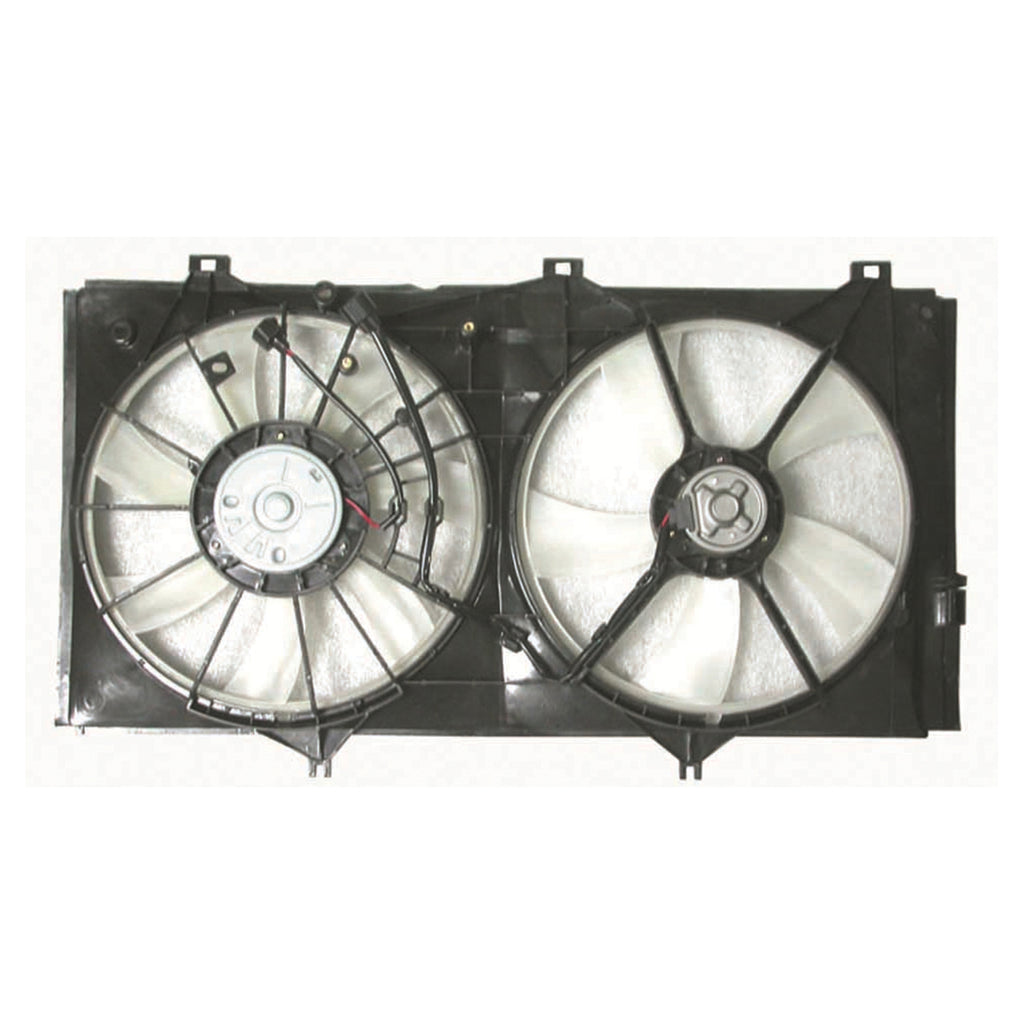 For Toyota Camry V6 (US BUILD) 2007-2010/ Camry 3.5L w/o TOWING US Built 11/ Avalon V6 2005-2010/ Avalon 11/ AENZA 3.5L w/o TOWING 2009-2010 Radiator A/C Fan Assembly M:L:163630A150/ R:163630P030 (US build)+B:L:16361AD TO3117101