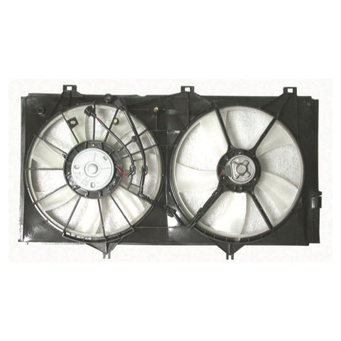 For Toyota Camry V6 (US BUILD) 2007-2010/ Camry 3.5L w/o TOWING US Built 11/ Avalon V6 2005-2010/ Avalon 11/ AENZA 3.5L w/o TOWING 2009-2010 Radiator A/C Fan Assembly M:L:163630A150/ R:163630P030 (US build)+B:L:16361AD TO3117101