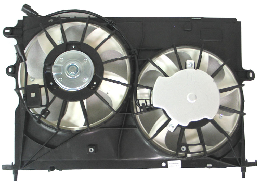 For Toyota Corolla 2.4L 2009 2010/ Matrix 2.4L 2009 2010 Radiator A/C Fan Assembly M: L:163630H200/ R:163630H210+ B: L:163610H250/ RH TO3115157