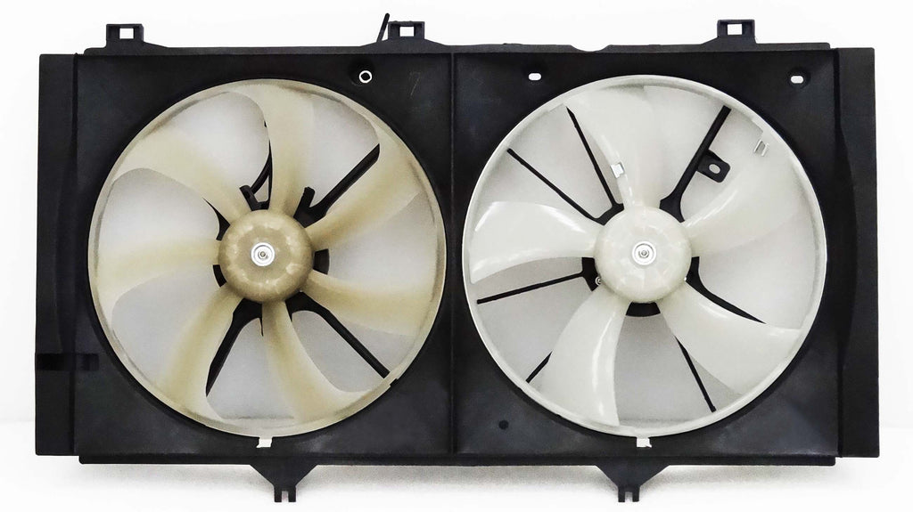 For Toyota Camry 4CYL AUTO Trans 10/ 2.5L w/o TOWING Pkg 11/ Venza 2.7L w/o TOWING Pkg 2009-2016 Radiator A/C Fan Assembly MLH:16363-0H010+MRH:16363-0H070+BLH:16361-0V400+BR TO3115164