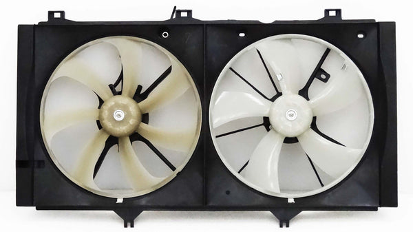 For Toyota Camry 4CYL AUTO Trans 10/ 2.5L w/o TOWING Pkg 11/ Venza 2.7L w/o TOWING Pkg 2009-2016 Radiator A/C Fan Assembly MLH:16363-0H010+MRH:16363-0H070+BLH:16361-0V400+BR TO3115164