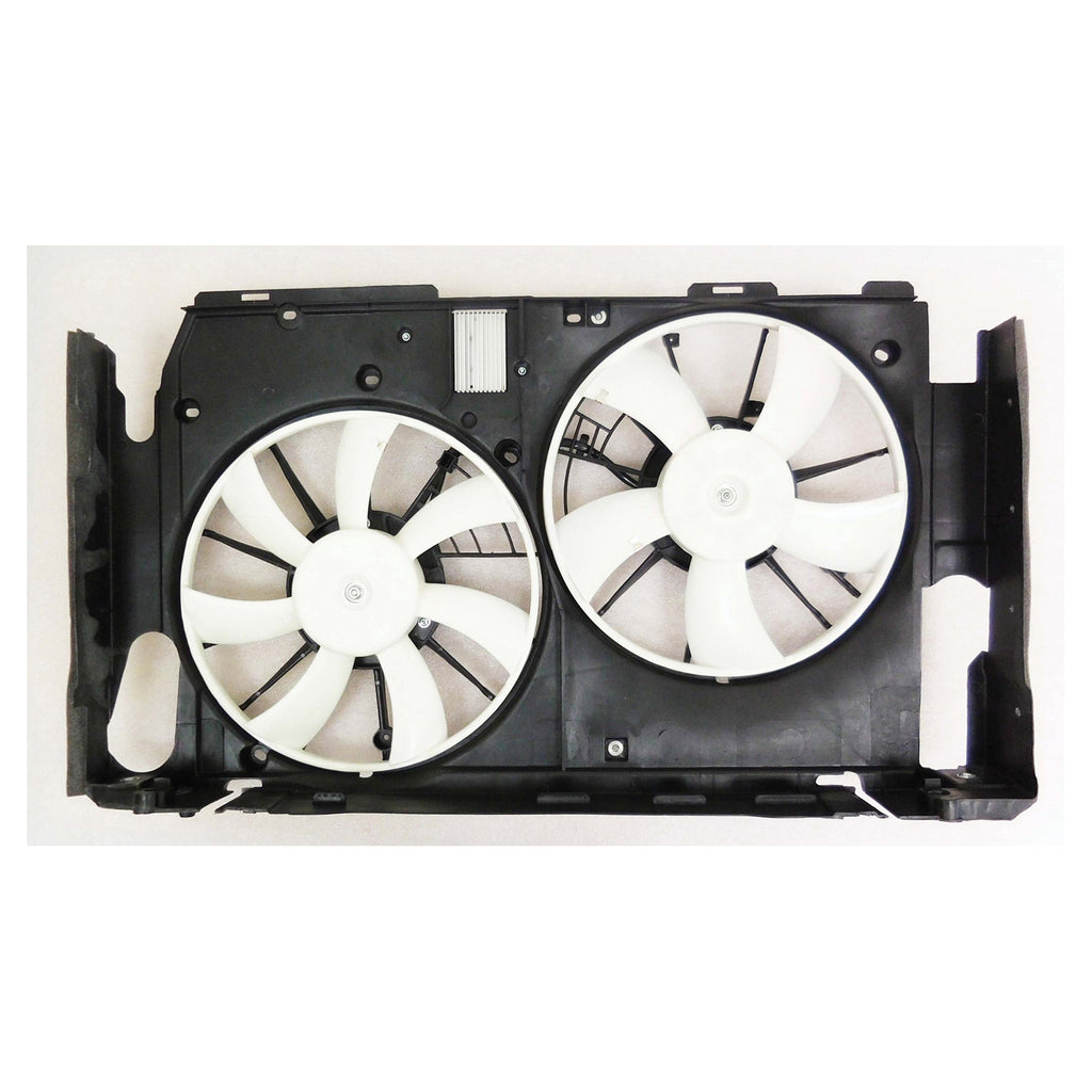 For Toyota RAV-4 2012 3.5 Engine DUAL Fan w/ CONTROL MODULE w/o TOWING JPN Built 16363-31110+163 TO3115205
