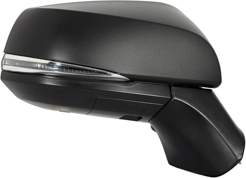For Toyota RAV-4/ Hybrid JAPAN Built 2019-2025 MANUAL-Folding POWER Heated Mirror w/ Turn Signal Lamp & BD & Puddle Lamp w/o SVC Passenger Side (TEXURE) FCP 87910-42E51+87915-42200-C1 TO1321423