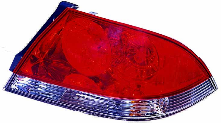 For Mitsubishi Lancer Sedan 2004 05 06 2007 Tail Light Passenger Side ES,LS CLEAR/ RED LENS CAPA Certified MN161946 MI2801119C