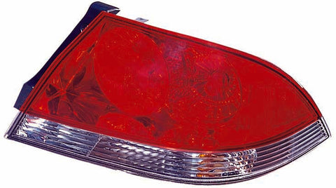 For Mitsubishi Lancer Sedan 2004 05 06 2007 Tail Light Passenger Side ES,LS CLEAR/ RED LENS CAPA Certified MN161946 MI2801119C