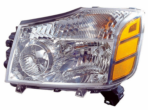 For Nissan Titan 2004 05 2006/ Armada 2004 05 06 2007 Headlight Driver Side CAPA Certified 26060-7S026(04-06) NI2502154C