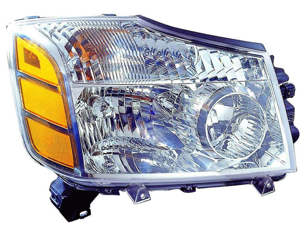 For Nissan Titan 2004 05 2006/ Armada 2004 05 06 2007 Headlight Passenger Side CAPA Certified 26010-7S026(04-06) NI2503154C