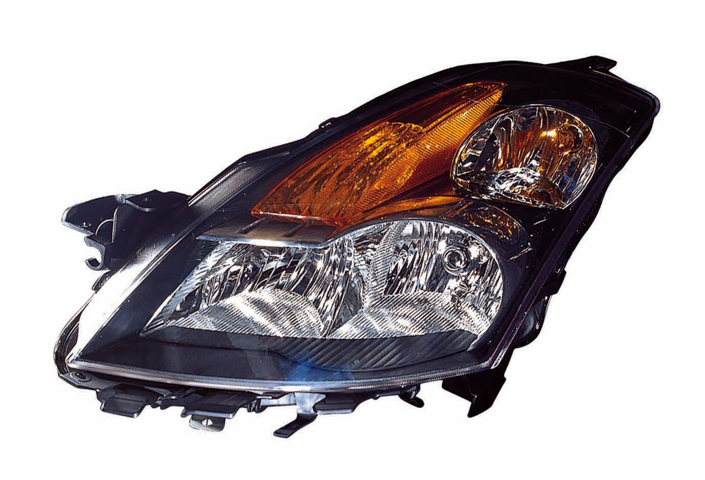 For Nissan Altima Sedan/ Hybrid 2007 Headlight Halogen Black Bezel Driver Side 26060-JA000 NI2502166