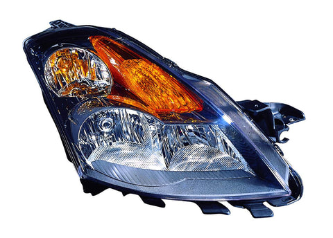 For Nissan Altima Sedan/ Hybrid 2008 2009 Headlight LIGHT BLACK w/o HID Passenger Side CAPA Certified 26010-JA00B NI2503187C