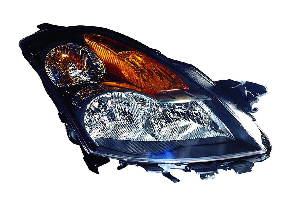 For Nissan Altima Sedan/ Hybrid 2007 Headlight Halogen Black Bezel Passenger Side 26010-JA000 NI2503166