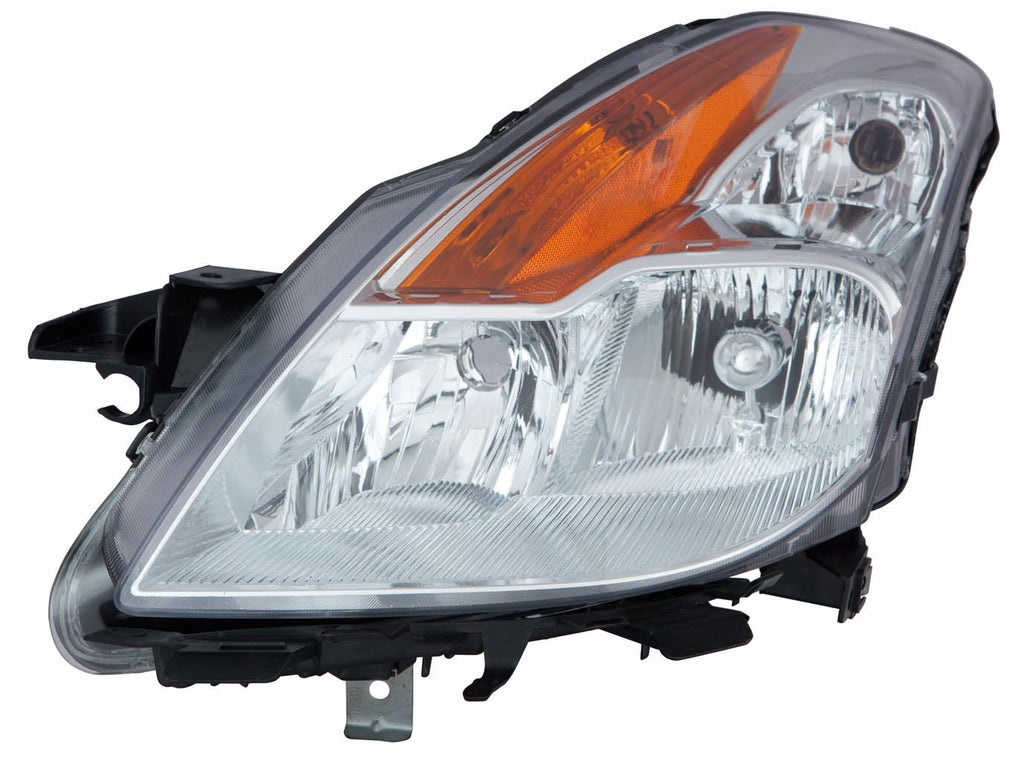 For Nissan Altima Coupe 2008 2009 Headlight w/o HID Chrome Bezel  NI2505119