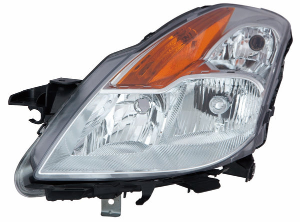 For Nissan Altima Coupe 2008 2009 Headlight w/o HID Chrome Bezel  NI2505119