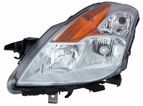 For Nissan Altima Coupe 2008 2009 Headlight w/o HID Chrome Bezel  NI2505119