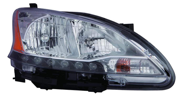 For Nissan Sentra 2013 14 2015 Headlight Passenger Side CAPA Certified 26010-3SG2A NI2503216C