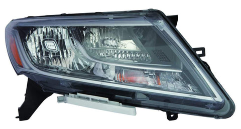 For Nissan Pathfinder 2013 14 15 2016/ Hybrid 2014 Headlight Halogen Black Bezel Chrome Trim Passenger Side CAPA Certified 26010-3KA0B NI2503221C