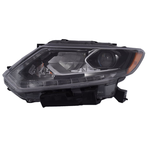 For Nissan Rogue 2016 Headlight LED w/ AUTO LIGHT CONTROL w/o AUTO LEVELING Driver Side CAPA Certified 26060-4BA7B NI2502245C