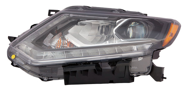 For Nissan Rogue 2014 15 2016 Headlight LED w/o AUTO LIGHT CONTROL w/ AUTO LEVELING AUTO Driver Side 26060-4BA5A NI2502228