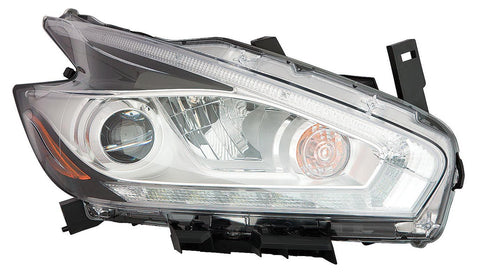 For Nissan Murano 2015 16 17 2018/ Murano Hybrid 2016 17 2018 Headlight LED S/ SV/ SL/ PLATINUM Passenger Side CAPA Certified 26010-9UE5C NI2503233C