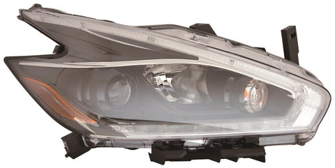 For Nissan Murano 2018 Headlight Halogen Black Bezel Passenger Side 26010-9UE9A NI2503260