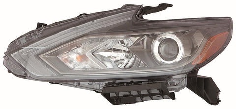 For Nissan Altima Sedan 2016 17 2018 Headlight Halogen SMOKE Driver Side CAPA Certified 26060-9HS9B NI2502249C