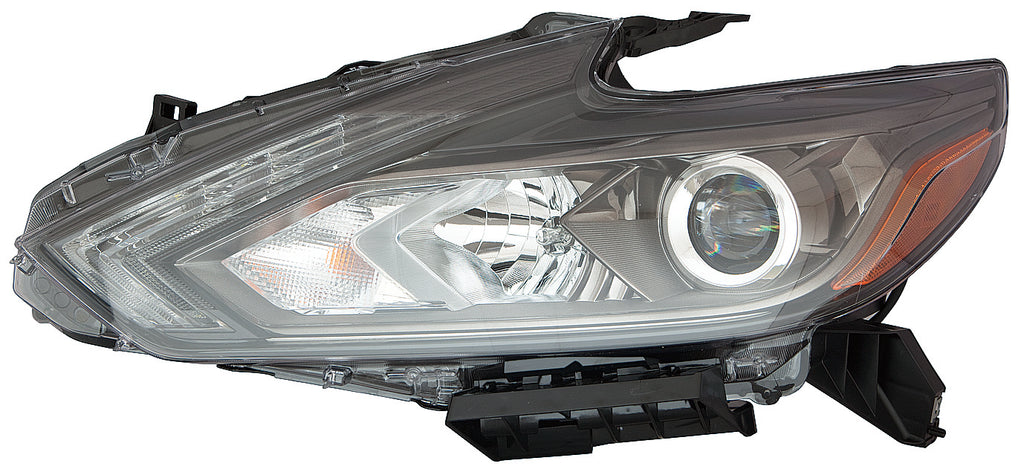 For Nissan Altima Sedan 2016 17 2018 Headlight LED w/ LED DRL w/ SMOKE LENS Driver Side 26060-9HS3B NI2502243