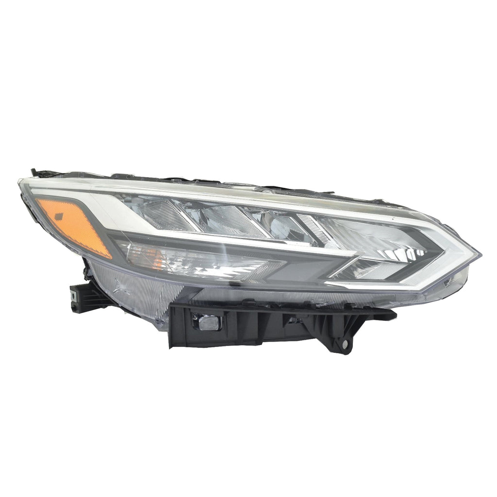 For Nissan Sentra 2020 21 22 2023 w/o MIDNIGHT SPECIAL Pkg/ w/o Premium Pkg/ 2022 2023 w/ MIDNIGHT SPECIAL Pkg Headlight LED Reflector Driver Side CAPA Certified 26060-6LB5A NI2502277C