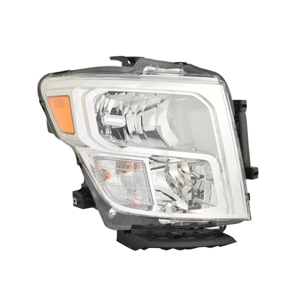 For Nissan Titan/ Titan XD 2020 21 22 23 2024/ Crew Cab 2020 21 2022 Headlight S/ SV w/o LOGO Passenger Side CAPA Certified 26010-9FV1A NI2503280C