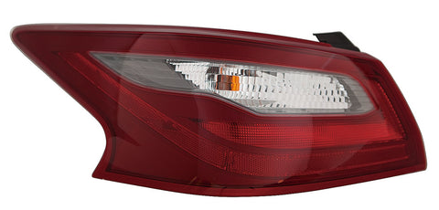 For Nissan Altima Sedan 2018 Tail Light Outer w/o SMOKE LENS Driver Side 26555-9HU0A NI2804112
