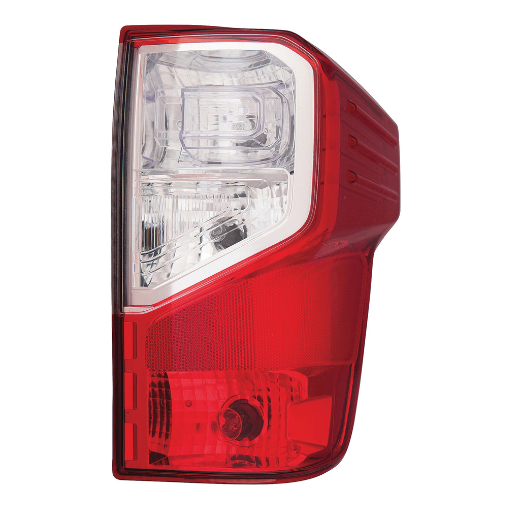 For Nissan Titan Reg/ XD Reg/ XD Ext Cab 2017-2019/ EXT/ Crew 2017-2023/ XD Crew Cab 2016-2023 Tail Light LED w/o Cargo&Rear OUTLET&Uti SV/ PRO-4X Passenger Side CAPA Certified 26550-EZ23C NI2801212C