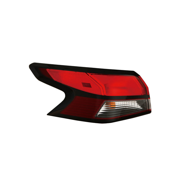 For Nissan Versa 2020 21 22 23 24 2025 BASE/ S/ SR/ 2020 SV Tail Light Outer Driver Side CAPA Certified 26555-5EE0A NI2804120C