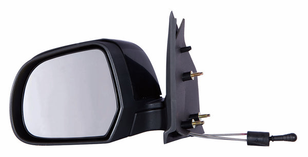 For Nissan Versa Sedan 2012 13 2014 S Manual Non-Heated Mirror Driver Side (TEX) 96302-3AN0A+(96374-1HK0A-PFM) NI1320226