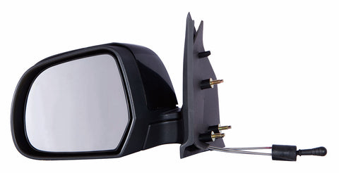 For Nissan Versa Sedan 2012 13 2014 S Manual Non-Heated Mirror Driver Side (TEX) 96302-3AN0A+(96374-1HK0A-PFM) NI1320226