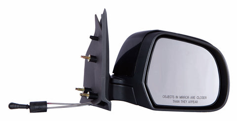 For Nissan Versa Sedan 2012 13 2014 S Manual Non-Heated Mirror Passenger Side (TEX) 96301-3AN0A+(96373-1HK0A-PFM) NI1321226