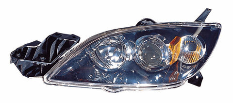 For Mazda 3 HB 2004 05 06 07 08 2009 Headlight Halogen w/o Turbo Driver Side CAPA Certified BN8F-51-0L0E MA2518107C