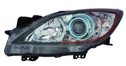 For Mazda 3 Sedan/ HB 6 SPEED 2012 2013 Headlight Halogen Driver Side CAPA Certified BFD1-51-0L0D MA2518143C