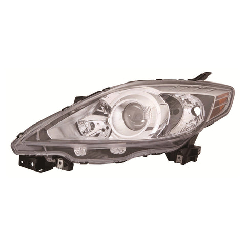 For Mazda 5 2008 2009 Headlight Halogen Black Bezel Driver Side CAPA Certified CE51-51-0L0C MA2518128C