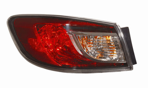For Mazda 3 Sedan 2010 11 12 2013 Tail Light STD Driver Side CAPA Certified BBM4-51-160F MA2800144C
