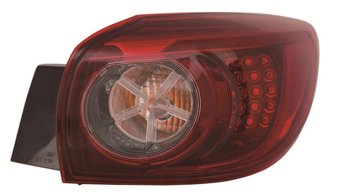 For Mazda 3 HB 2014 15 16 17 2018 Tail Light Outer LED SMOKE Passenger Side CAPA Certified BHP2-51-150C MA2805116C