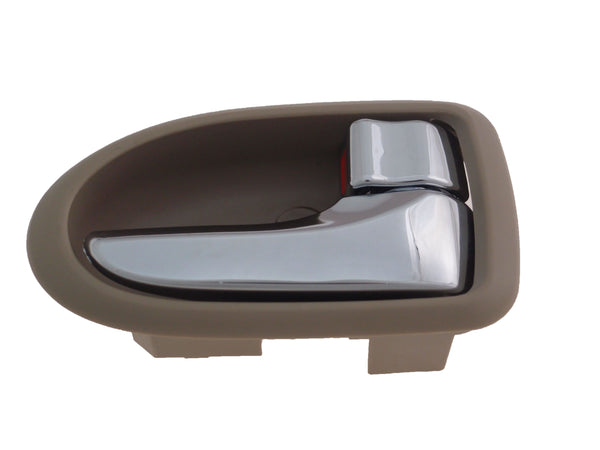 For Mazda MPV 00-9/ 2/ 2003 IN Door Handle Front Passenger Side (Chrome+Beige) LC6258330D80 MA1353106