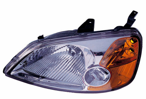 For Honda Civic Sedan 2001 02 2003/ Hybrid 2003 Headlight Driver Side CAPA Certified 33151-S5A-A01 HO2502116C