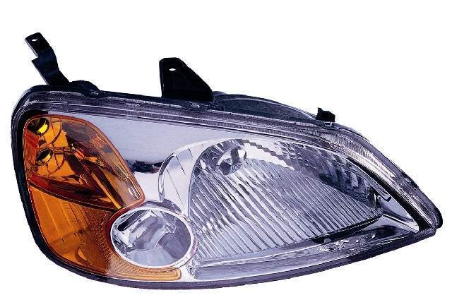 For Honda Civic Sedan 2001 02 2003/ Hybrid 2003 Headlight Passenger Side 33101-S5A-A01 HO2503116