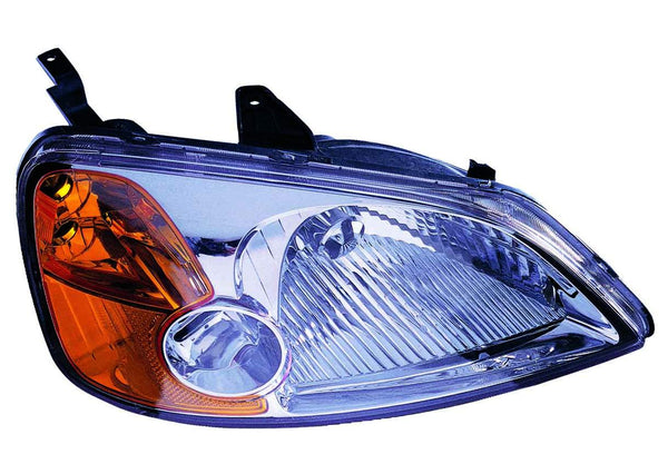 For Honda Civic Sedan 2001 02 2003/ Hybrid 2003 Headlight Passenger Side CAPA Certified 33101-S5A-A01 HO2503116C