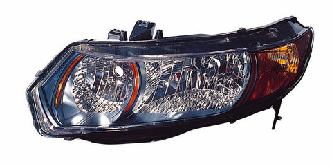 For Honda Civic Coupe 2006 07 08 09 10 2011 Headlight Manual Trans 6 SPEED Driver Side CAPA Certified 33151-SVB-A01 HO2502133C